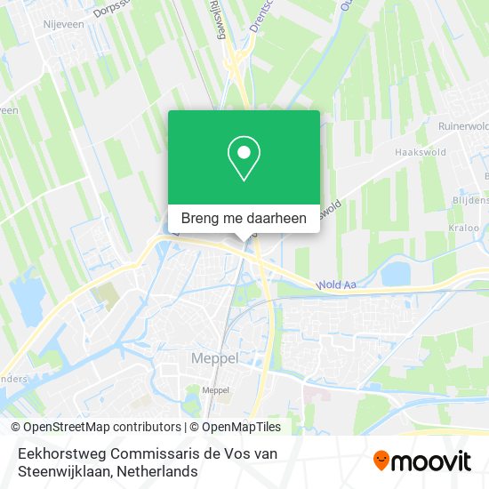 Eekhorstweg Commissaris de Vos van Steenwijklaan kaart