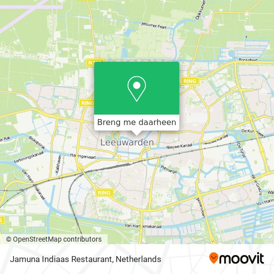 Jamuna Indiaas Restaurant kaart