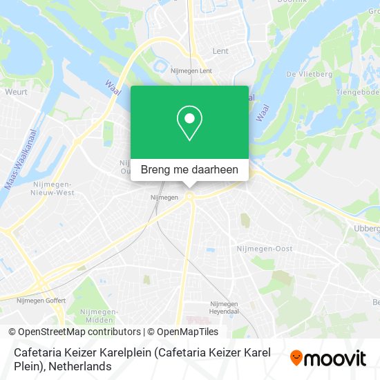 Cafetaria Keizer Karelplein (Cafetaria Keizer Karel Plein) kaart