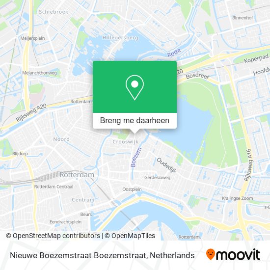 Nieuwe Boezemstraat Boezemstraat kaart