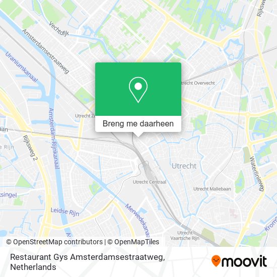 Restaurant Gys Amsterdamsestraatweg kaart