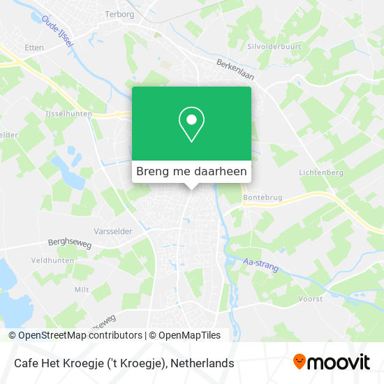 Cafe Het Kroegje ('t Kroegje) kaart