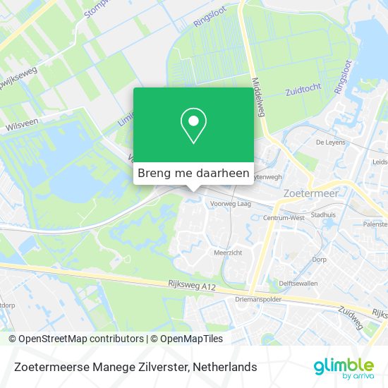 Zoetermeerse Manege Zilverster kaart