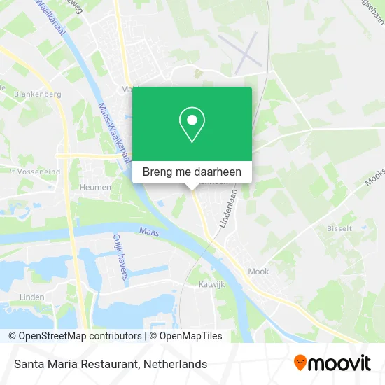 Santa Maria Restaurant kaart