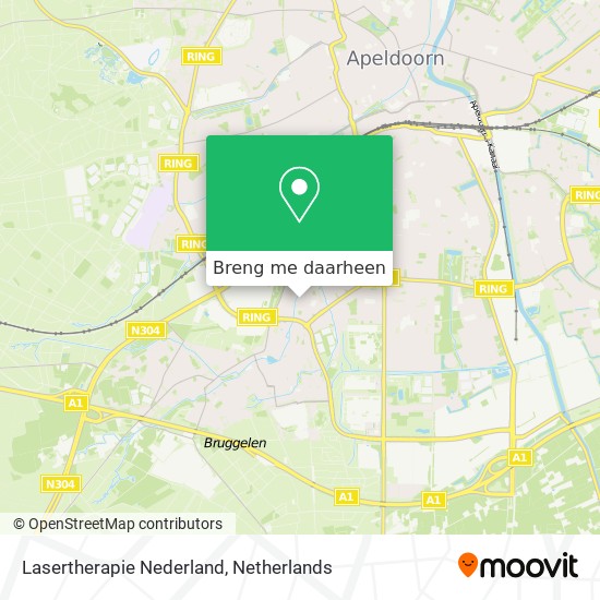 Lasertherapie Nederland kaart