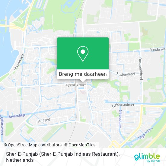 Sher-E-Punjab (Sher-E-Punjab Indiaas Restaurant) kaart