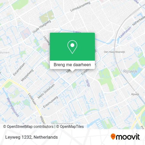 Leyweg 1232 kaart