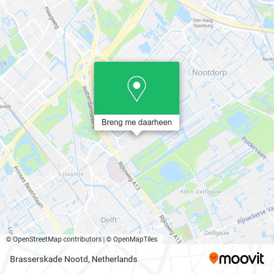 Brasserskade Nootd kaart