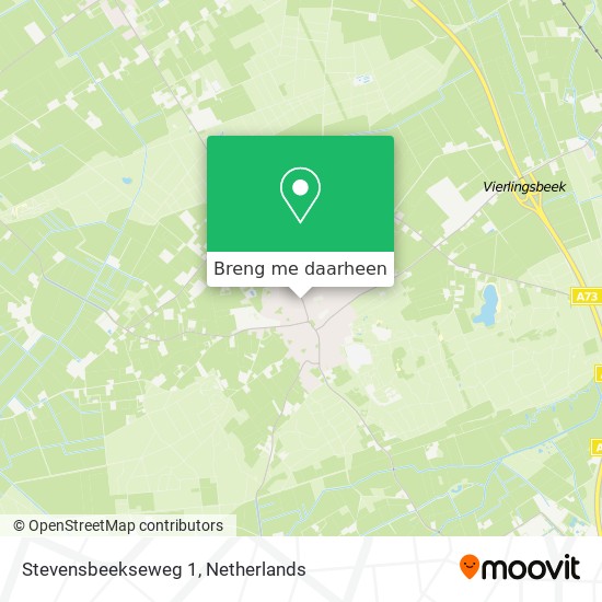 Stevensbeekseweg 1 kaart