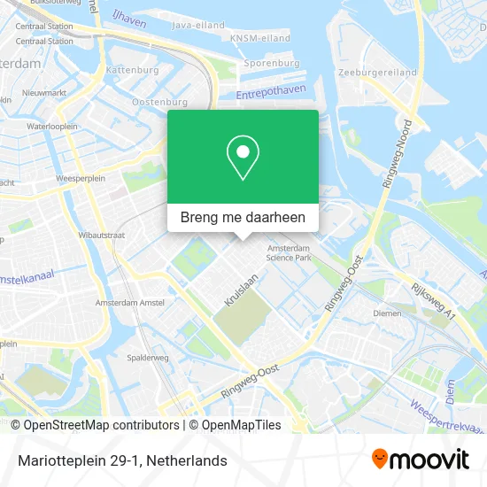 Mariotteplein 29-1 kaart