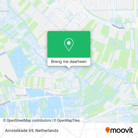 Amstelkade 69 kaart