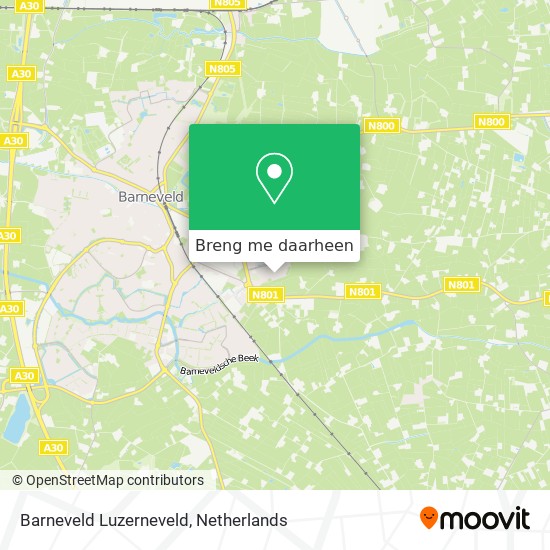 Barneveld Luzerneveld kaart