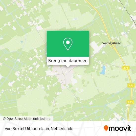 van Boxtel Uithoornlaan kaart