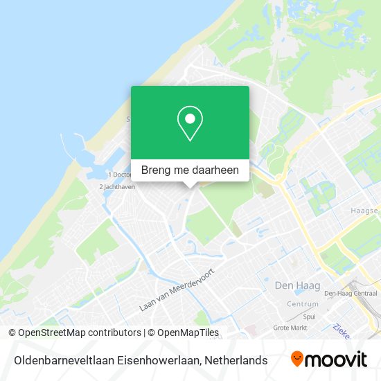 Oldenbarneveltlaan Eisenhowerlaan kaart