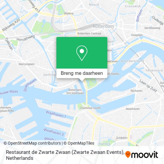 Restaurant de Zwarte Zwaan (Zwarte Zwaan Events) kaart