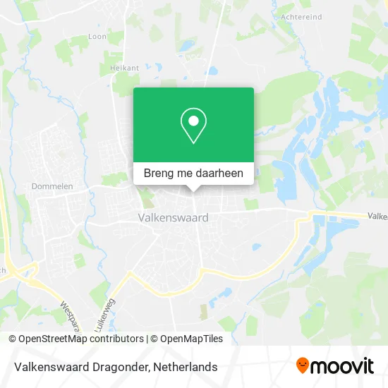 Valkenswaard Dragonder kaart