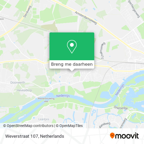 Weverstraat 107 kaart