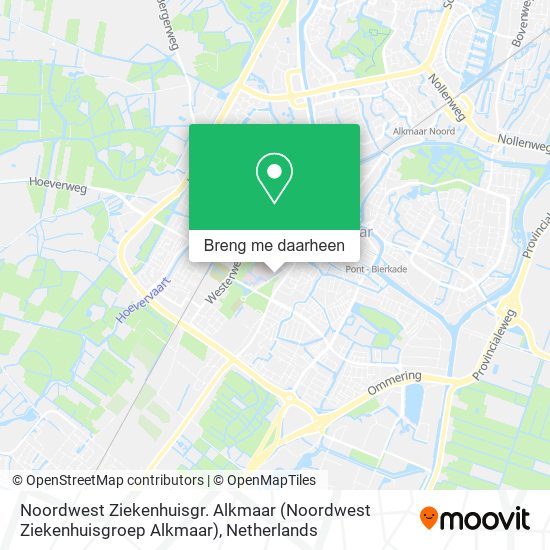 Noordwest Ziekenhuisgr. Alkmaar (Noordwest Ziekenhuisgroep Alkmaar) kaart