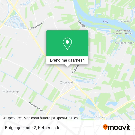 Bolgerijsekade 2 kaart