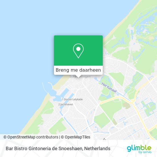 Bar Bistro Gintoneria de Snoeshaen kaart