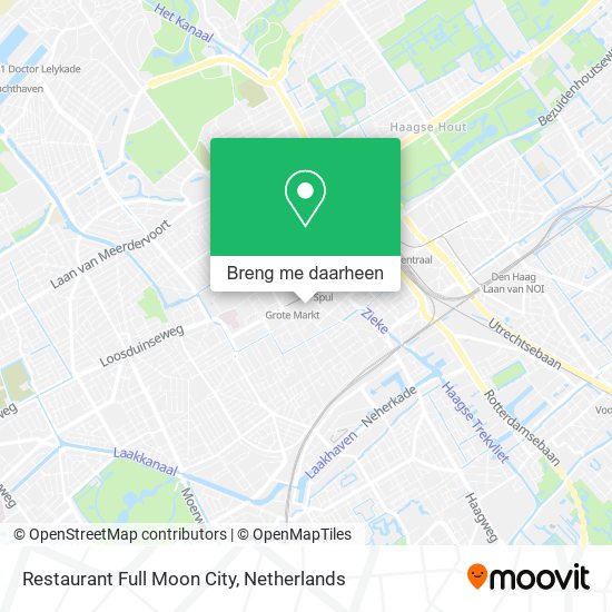Restaurant Full Moon City kaart