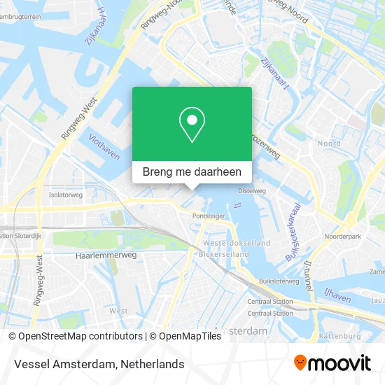 Vessel Amsterdam kaart