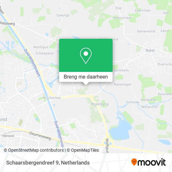 Schaarsbergendreef 9 kaart