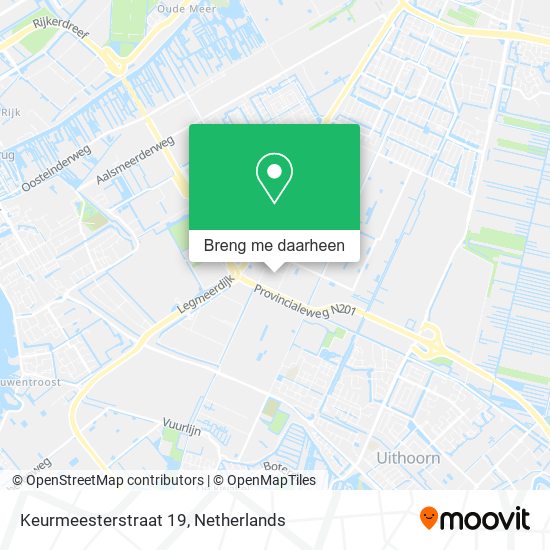 Keurmeesterstraat 19 kaart
