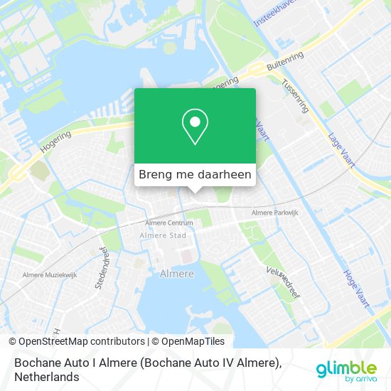 Bochane Auto I Almere kaart
