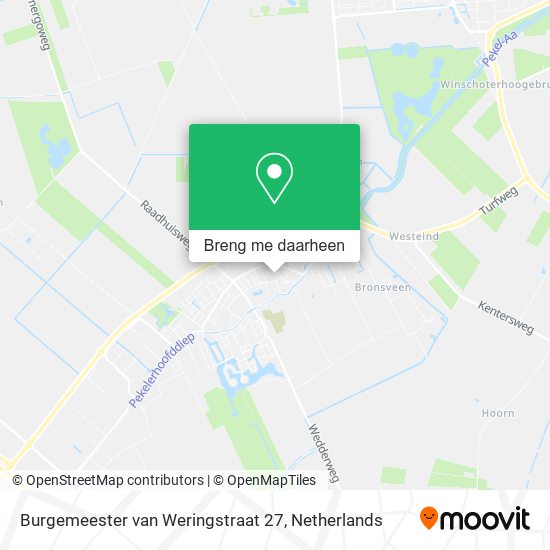 Burgemeester van Weringstraat 27 kaart