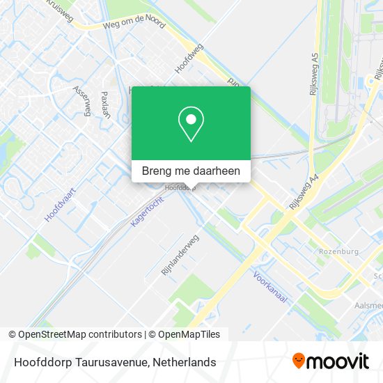 Hoofddorp Taurusavenue kaart