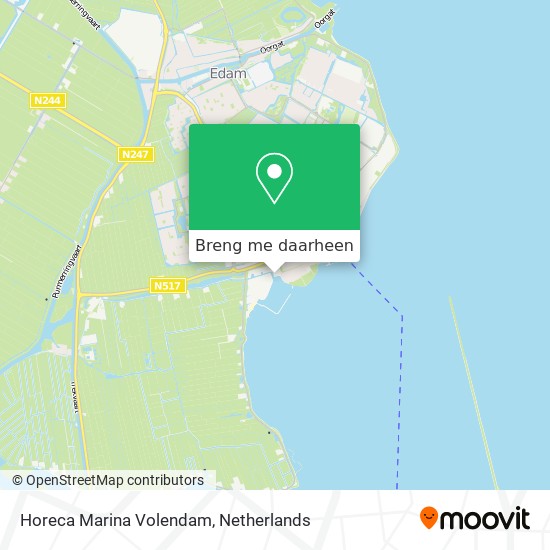 Horeca Marina Volendam kaart