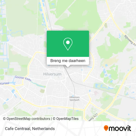 Cafe Centraal kaart