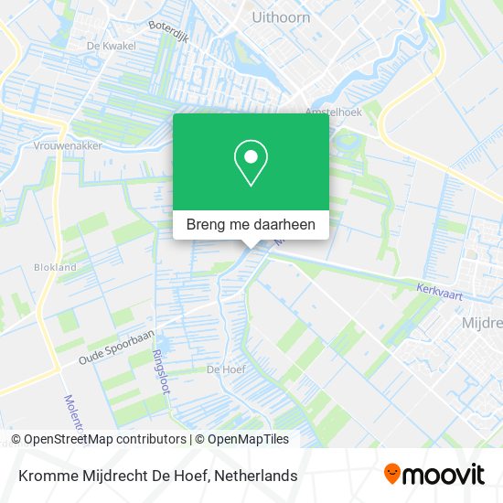 Kromme Mijdrecht De Hoef kaart