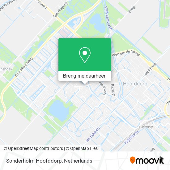 Sonderholm Hoofddorp kaart