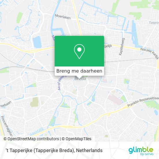 't Tapperijke (Tapperijke Breda) kaart