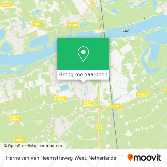 Harrie van Van Heemstraweg-West kaart