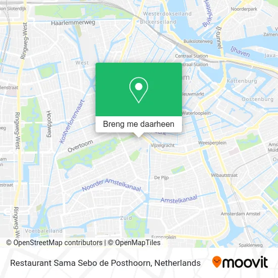 Restaurant Sama Sebo de Posthoorn kaart