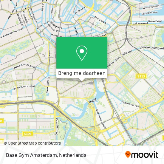 Base Gym Amsterdam kaart