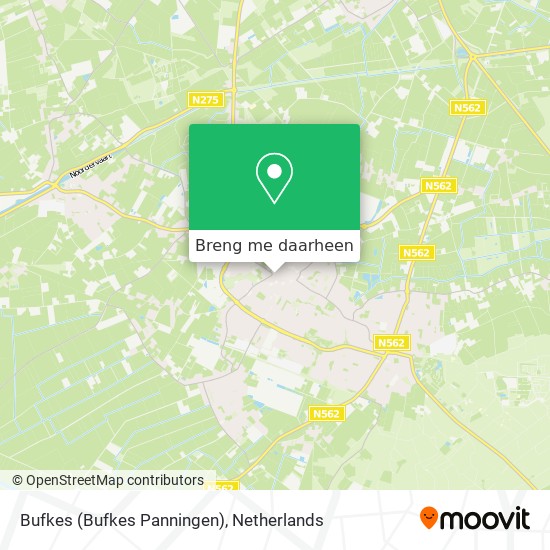 Bufkes (Bufkes Panningen) kaart