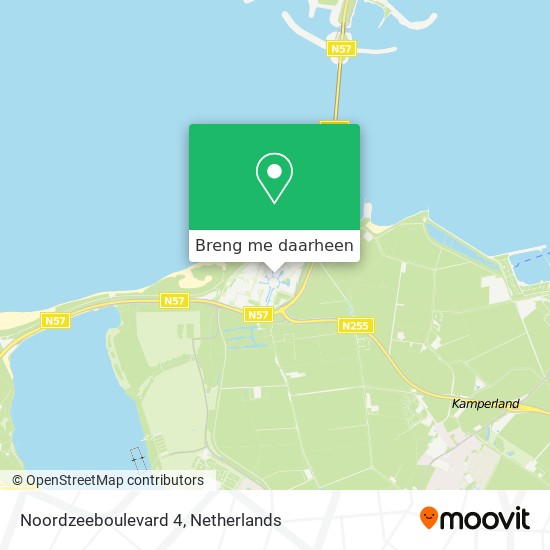 Noordzeeboulevard 4 kaart