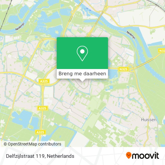 Delfzijlstraat 119 kaart