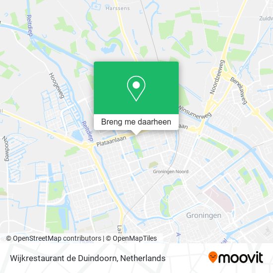 Wijkrestaurant de Duindoorn kaart