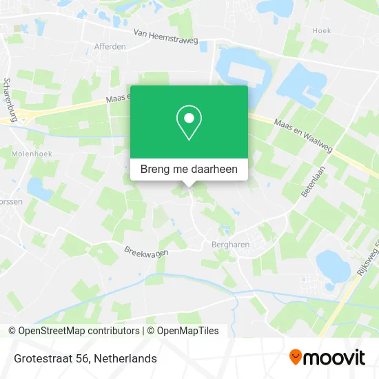 Grotestraat 56 kaart