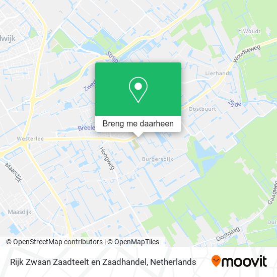 Rijk Zwaan Zaadteelt en Zaadhandel kaart