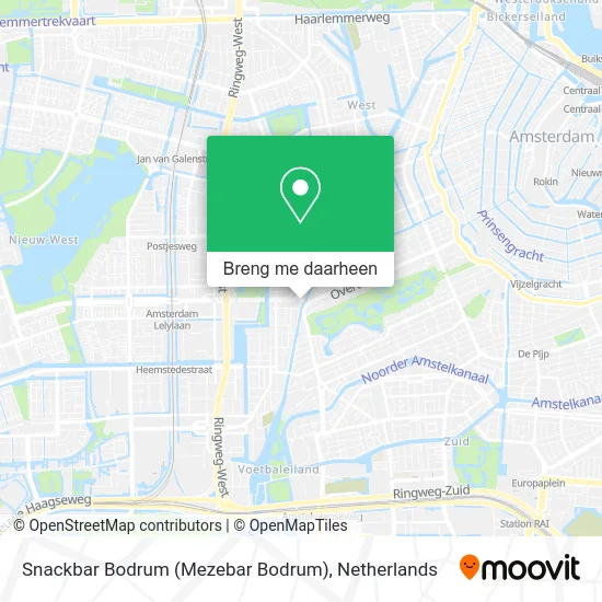 Snackbar Bodrum (Mezebar Bodrum) kaart