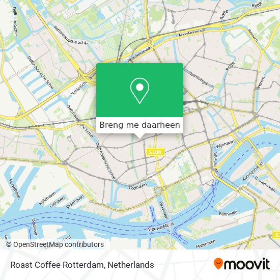 Roast Coffee Rotterdam kaart