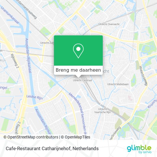 Cafe-Restaurant Catharijnehof kaart