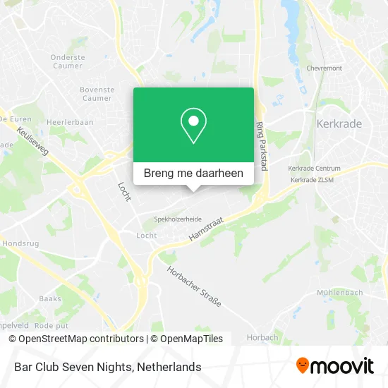 Bar Club Seven Nights kaart