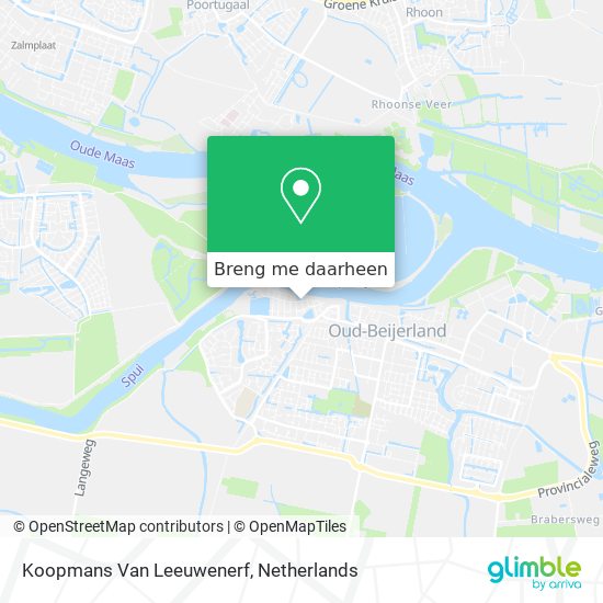 Koopmans Van Leeuwenerf kaart